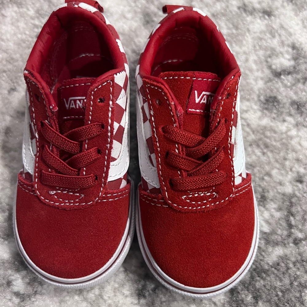 Checked vans